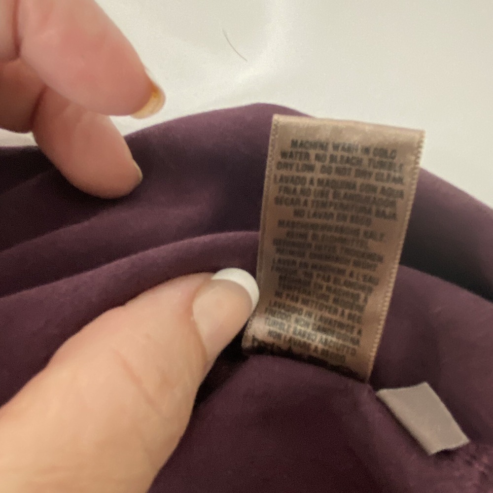 Cloth & Stone Anthropologie Purple Bell Sleeve Tunic Dress NWT Size S Made in US - Picture 9 of 12